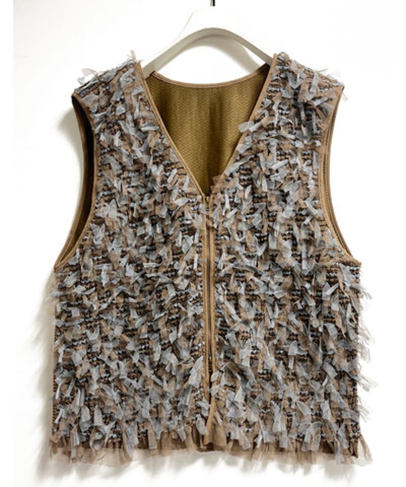 ﾁｭｰﾙﾚｰｽﾄﾞｯｷﾝｸﾞﾍﾞｽﾄ 8556-490NH / CHIGNON | CALEN