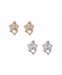 Nature motif small earring 25A3-43E / seadsmara