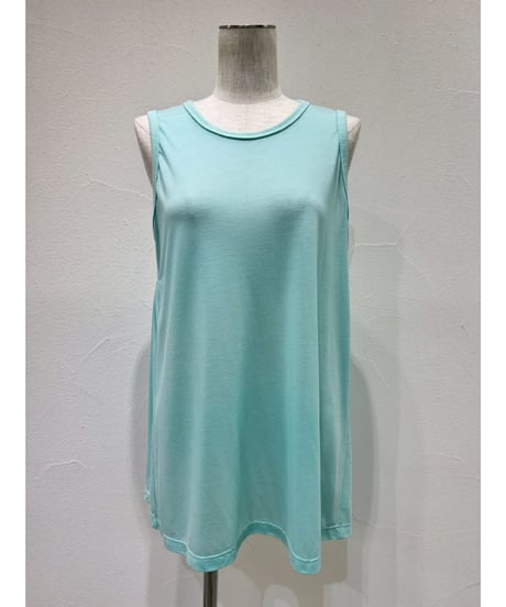 シアー天竺バックギャザータンク 601458  / CYAN tokyo