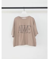 "AWE"ﾌﾟﾘﾝﾄｸﾛｯﾌﾟﾄﾞTee　8462-403KK　 / CHIGNON