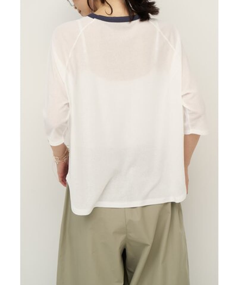 ｼｱｰﾘﾝｶﾞｰﾌﾟﾘﾝﾄTee 8462-405KK / CHIGNON | CALENDR