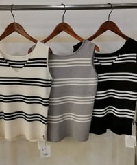 前後2wayラメニットタンク85570 / CLOCHE