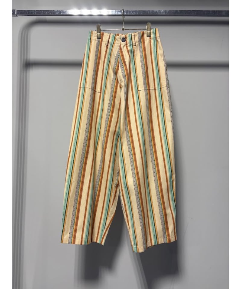 90s MAMBOSOK USA製 マルチストライプ ブランケット ショーツ マルチストライプパンツ MG PT-26047-S / MARGAUX VINTAGE |