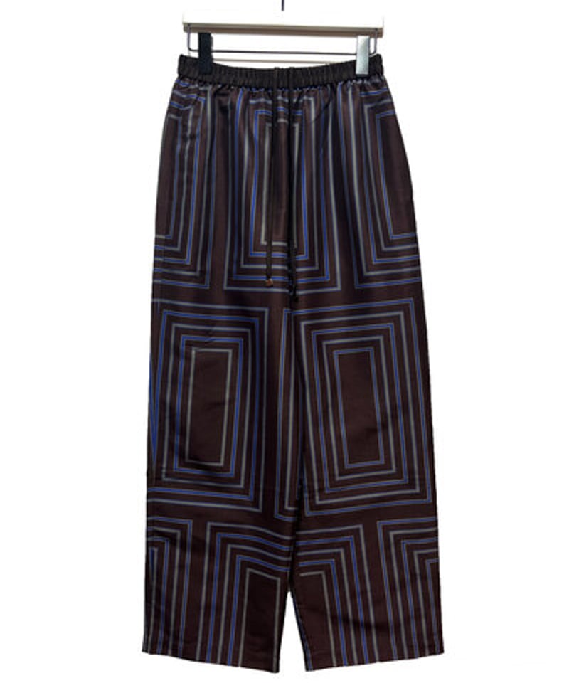 オリジナルスクエアパネル柄パンツ 3454-026MK / CHIGNON