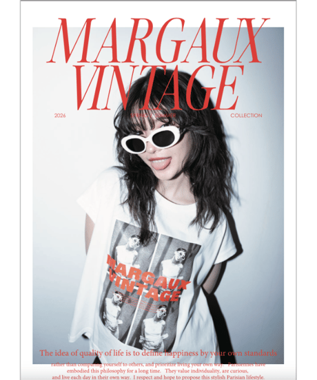 転写プリント ノースリーブTEE　MG CT-26074-S　/ MARGAUX VINTAGE