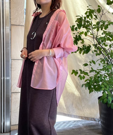 テンセルシアーバックプリントドルマンシャツ 612-35062  / NUS