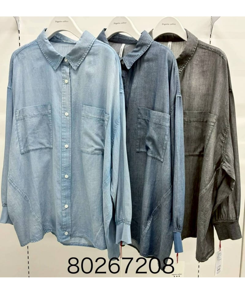 再入荷】シアーデニムシャツ 80267208 / Dignite Collier | CA
