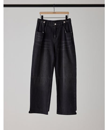 TUCK BELT DENIM PT　Y262-31064　 / YENN