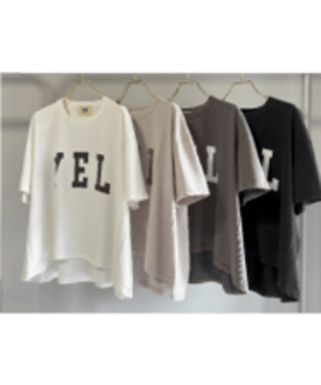 【再入荷】YEL Tシャツ(パウダー加工)  MG CT - 26033 - S  / MARGAUX VINTAGE