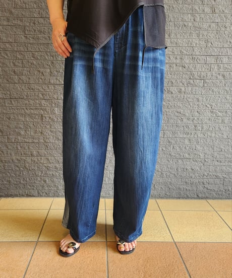 マイナス3℃デニム バレルパンツ 612-26085  / QTUME