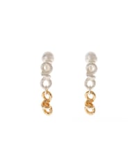 Knot hoop earrings 26A3-43E / Sea'dsMara