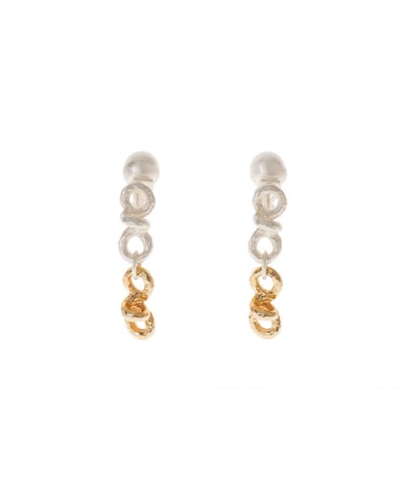 Knot hoop earrings 26A3-43E / Sea'dsMara