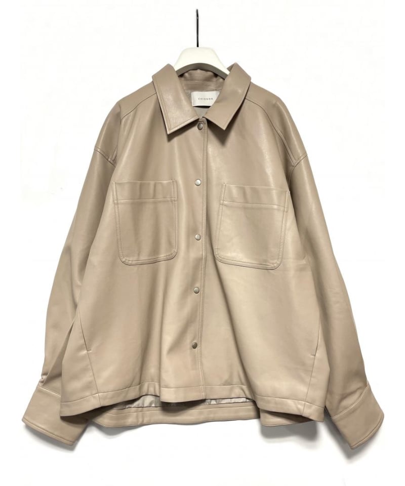 ﾌｪｲｸﾚｻﾞｰJKT / CHIGNON | CALENDRIER online store