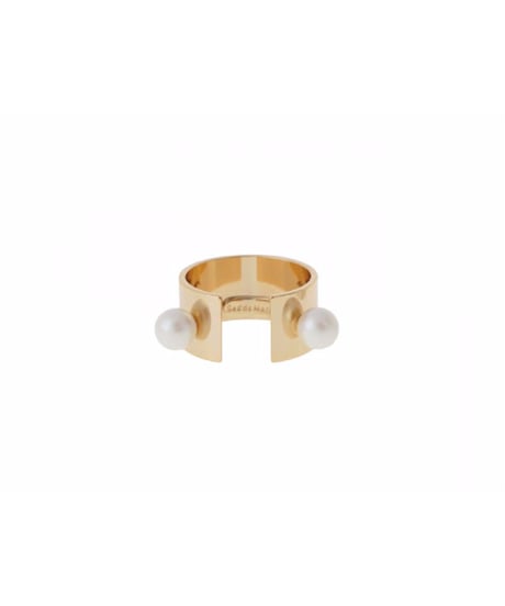 Double pearl ring / seadsmara