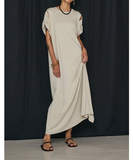 EYELETS TEE DRESS Y261-52021 / YENN