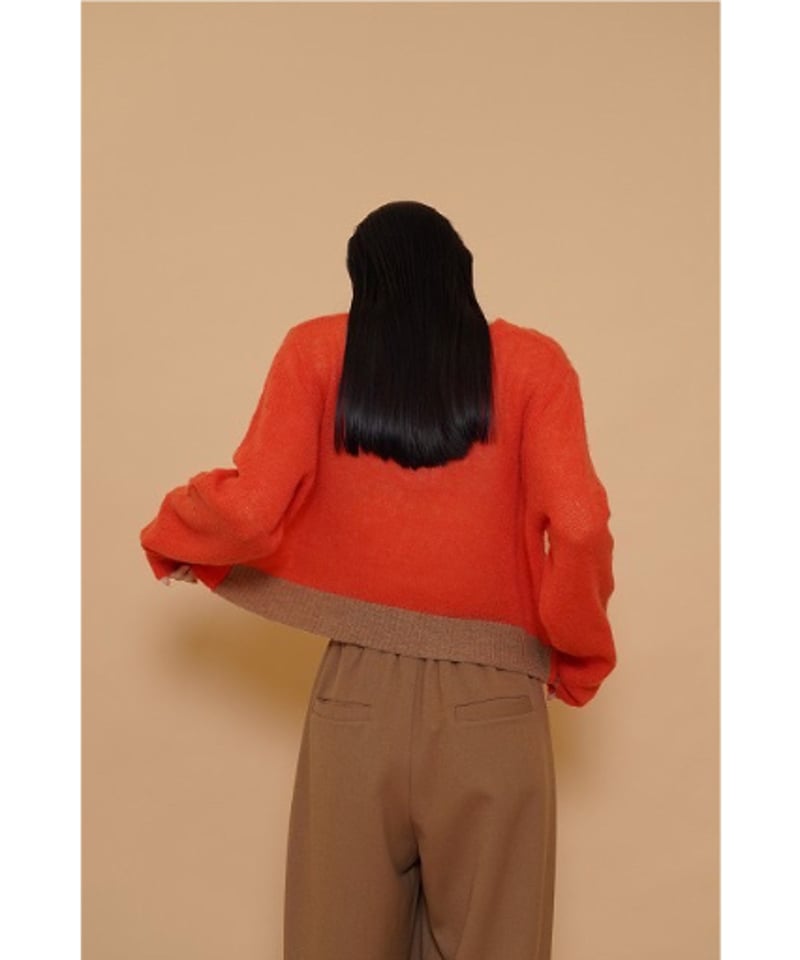 ウールモヘア配色ショートPO / CYAN TOKYO | CALENDRIER online ウールモヘア配色ショートPO / CYAN TOKYO | CALENDRIER online