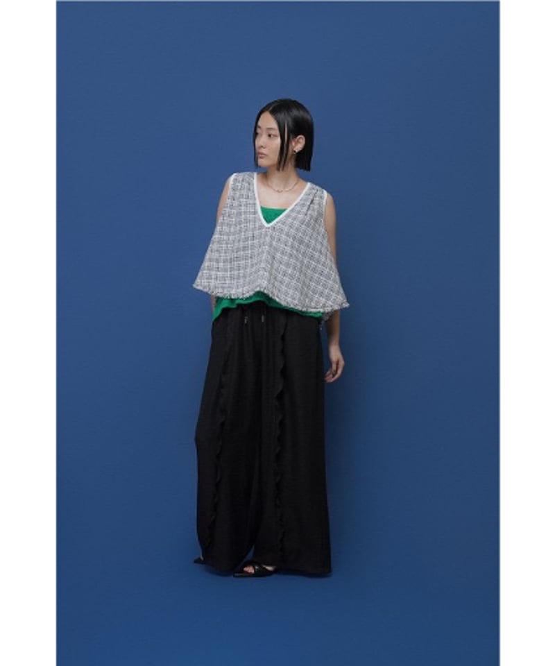 サーキュラーツイードベスト 601473 / CYAN tokyo | CALENDRIER