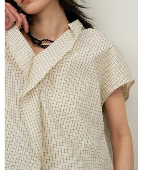 ﾗｲﾝﾌﾛﾝﾄｶｰﾌﾞﾍﾑｼｬﾂPO 1263-632MK / CHIGNON
