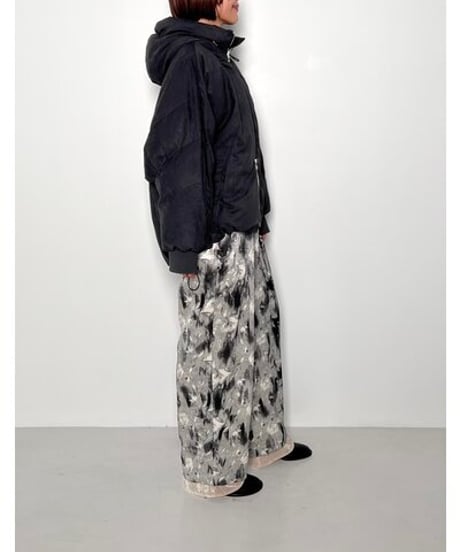 ワッシャーサテンプリントパンツ 3755-253MK / CHIGNON