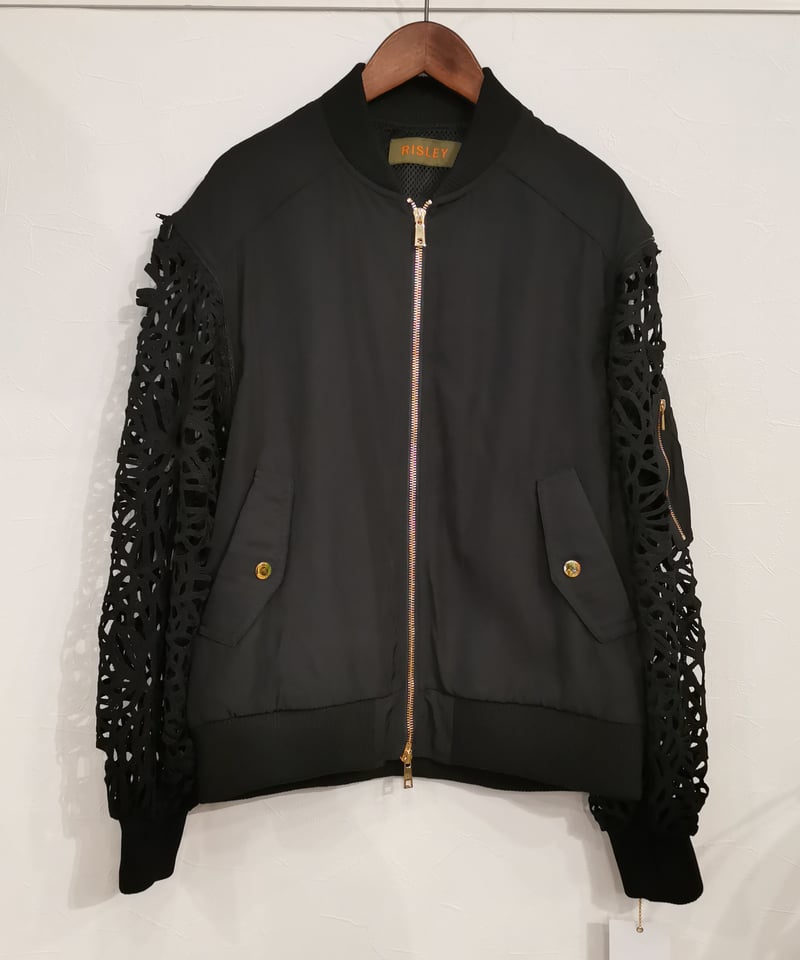 袖レースブルゾン/RISLEY | CALENDRIER online store