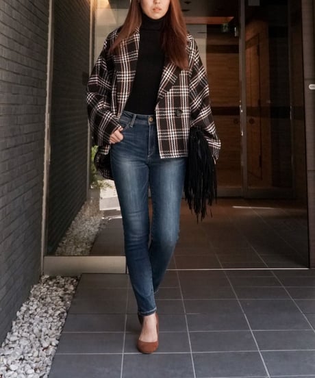 裏起毛ベーシックスキニー 17162343 / c.c.cross
