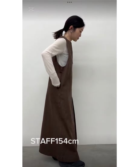デニムセンタータックジャンスカ 552-85707 / CLOCHE