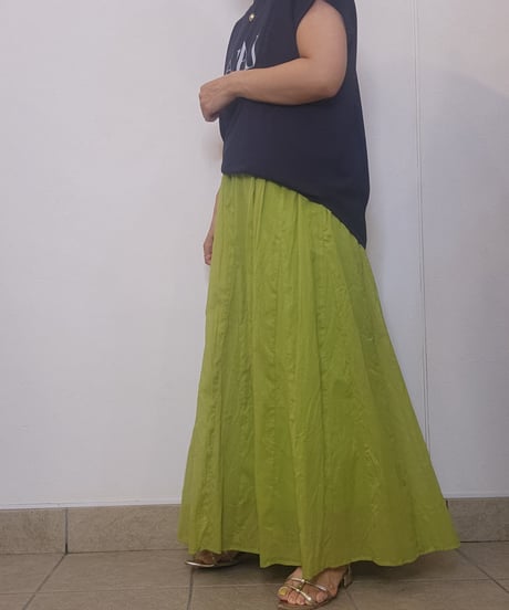 VIBRANT GODET GATHER SKIRT 85262501 / Anna Kerry