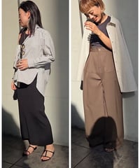 【Original✨】ストライプメッセージシャツ