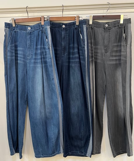 マイナス3℃デニム バレルパンツ 612-26085  / QTUME