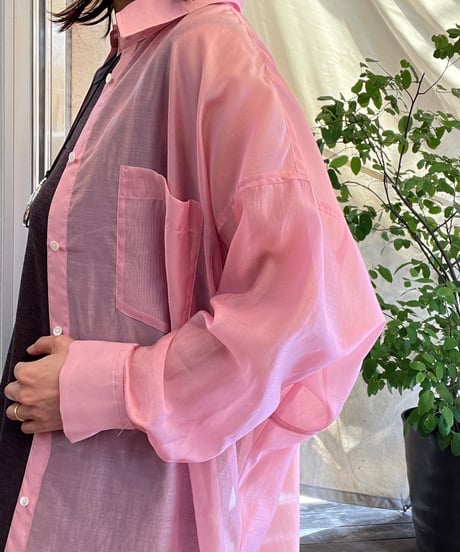 テンセルシアーバックプリントドルマンシャツ 612-35062  / NUS
