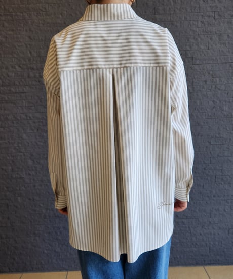 【Original✨】ストライプメッセージシャツ