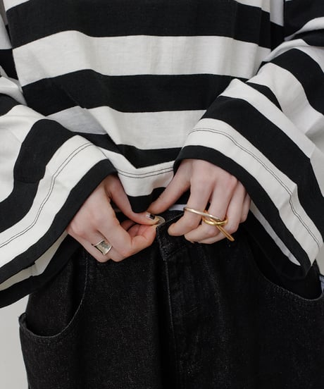 【YENN 】STP WIDE SLEEVE LONG TEE
