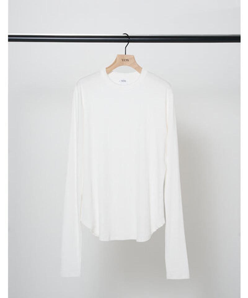 コットンリブロングTシャツ Y244-81090-4 / YENN | CALENDRIER