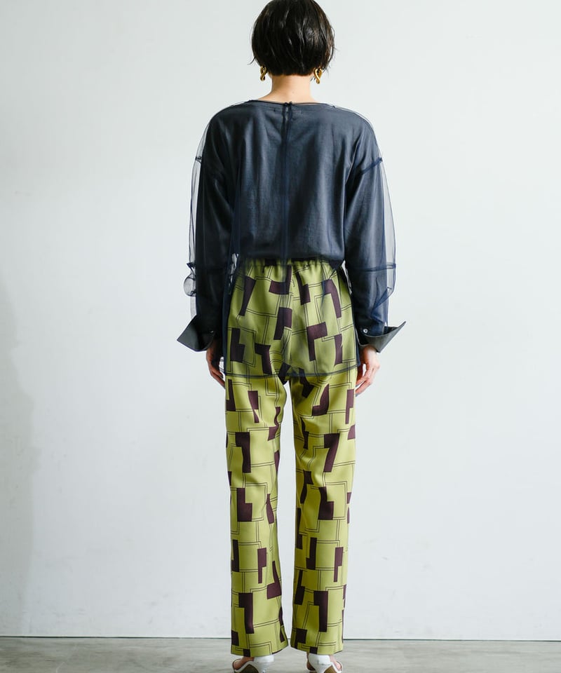 Lallia Mu ボタニカルプリントパンツ36サイズ Lallia Mu ボタニカルプリントパンツ36サイズ