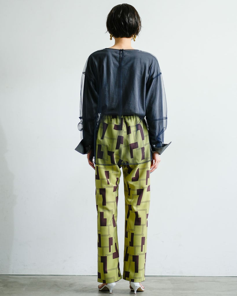 Lallia Mu ボタニカルプリントパンツ36サイズ Lallia Mu ボタニカルプリントパンツ36サイズ Bottoms(大