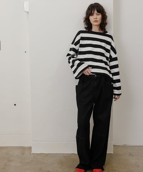 【YENN 】STP WIDE SLEEVE LONG TEE