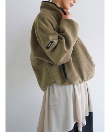 SHAGGY HALF ZIP JK Y254-41126-4 / YENN