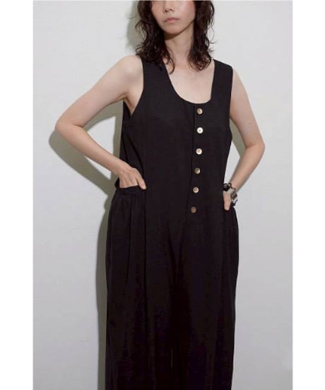 ジャンポール ゴルチエ　ショート　サロペット　オールインワン　ベルト　ブラック ジャンポール ゴルチエ ショート サロペット オールインワン