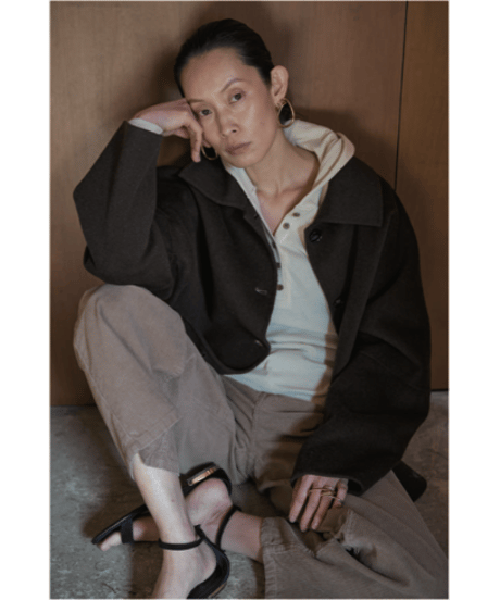 SHAGGY HALF ZIP JK Y254-41126-4 / YENN