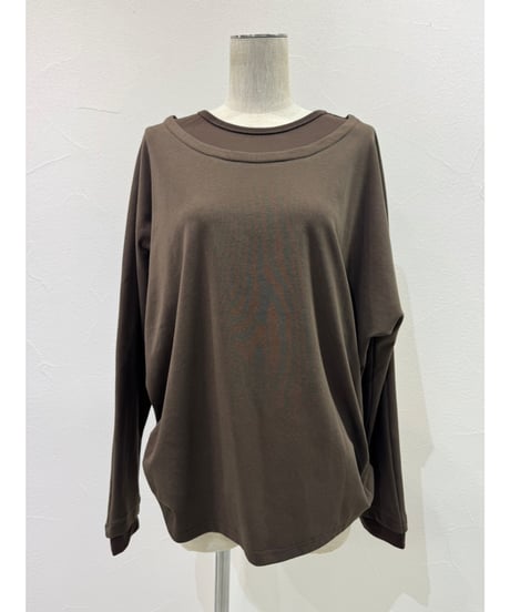 レイヤーネックドルマンTOPS 604485  / CYAN tokyo