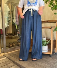 テンセルストレッチデニム イージーワイドパンツ 612-36022  / NUS