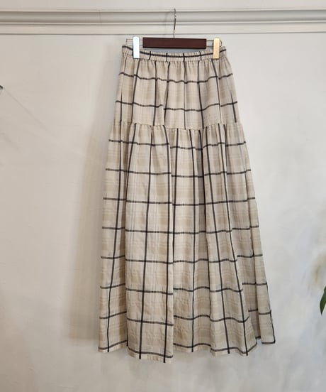 チェックスカート86006/ CLOCHE