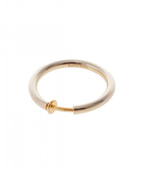 Pipe ring earcuff earring Large