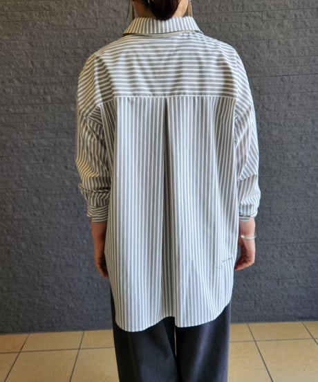 【Original✨】ストライプメッセージシャツ