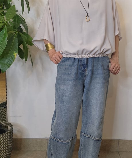 ジョーゼットブラウスTシャツ 610-85037 / CLOCHE