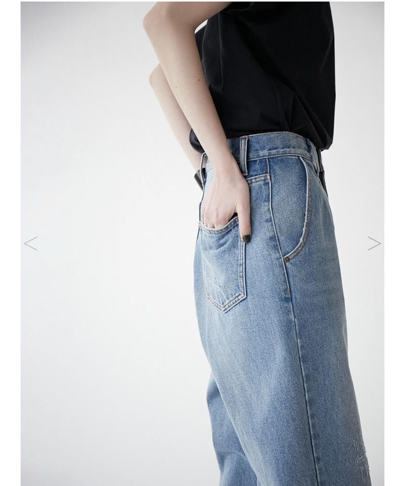 ハイライズタックワイドデニム/ YENN | CALENDRIER online store ハイライズタックワイドデニム/ YENN | CALENDRIER online store