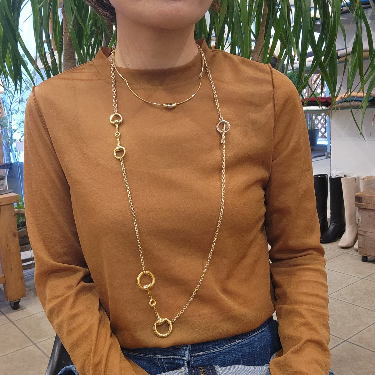 Horsebit necklace / Sea'ds Mara | CALENDRIER on