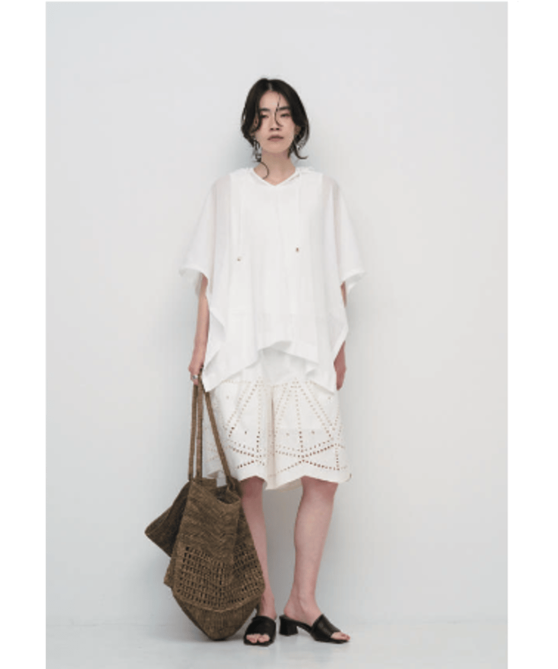 新品CHIGNONシアートップスamerivintageドゥーズィエムクラス ｼｱｰﾒｯｼｭﾎﾟﾝﾁｮTOPS 1262-305KK / CHIGNON | CALENDR