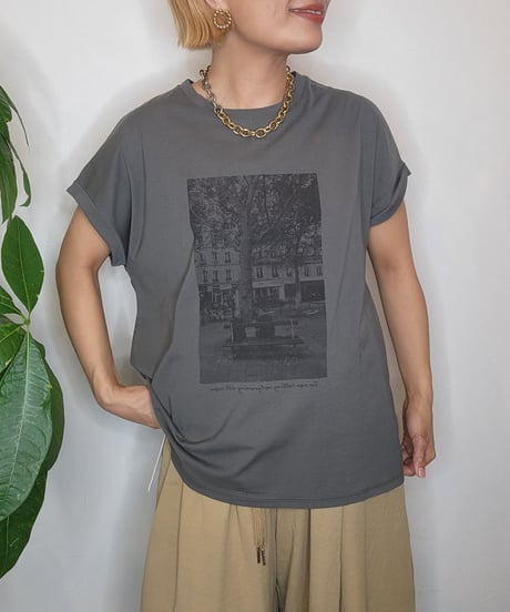 フォトヘムラウンドTシャツ 0126209112 / MICA&DEAL