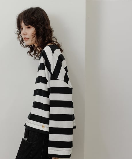 【YENN 】STP WIDE SLEEVE LONG TEE